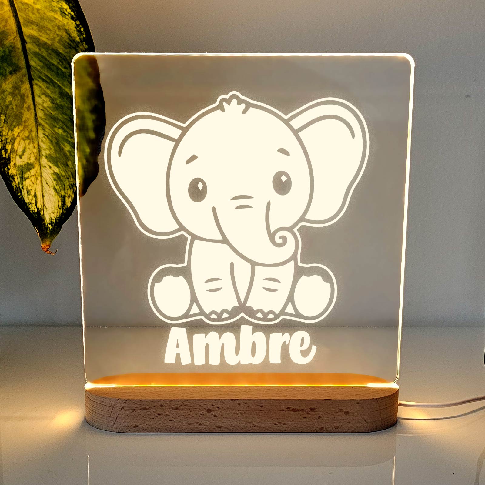 éléphant - Lampe décorative