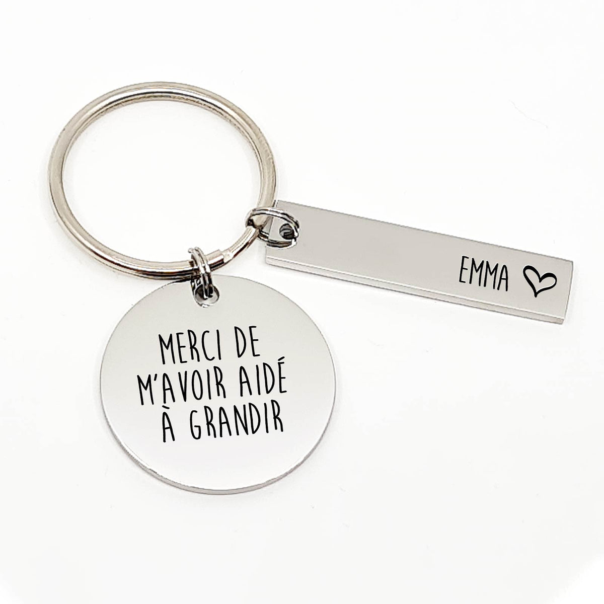 merci de m&#39;avoir aidé à grandir -  Porte-clés