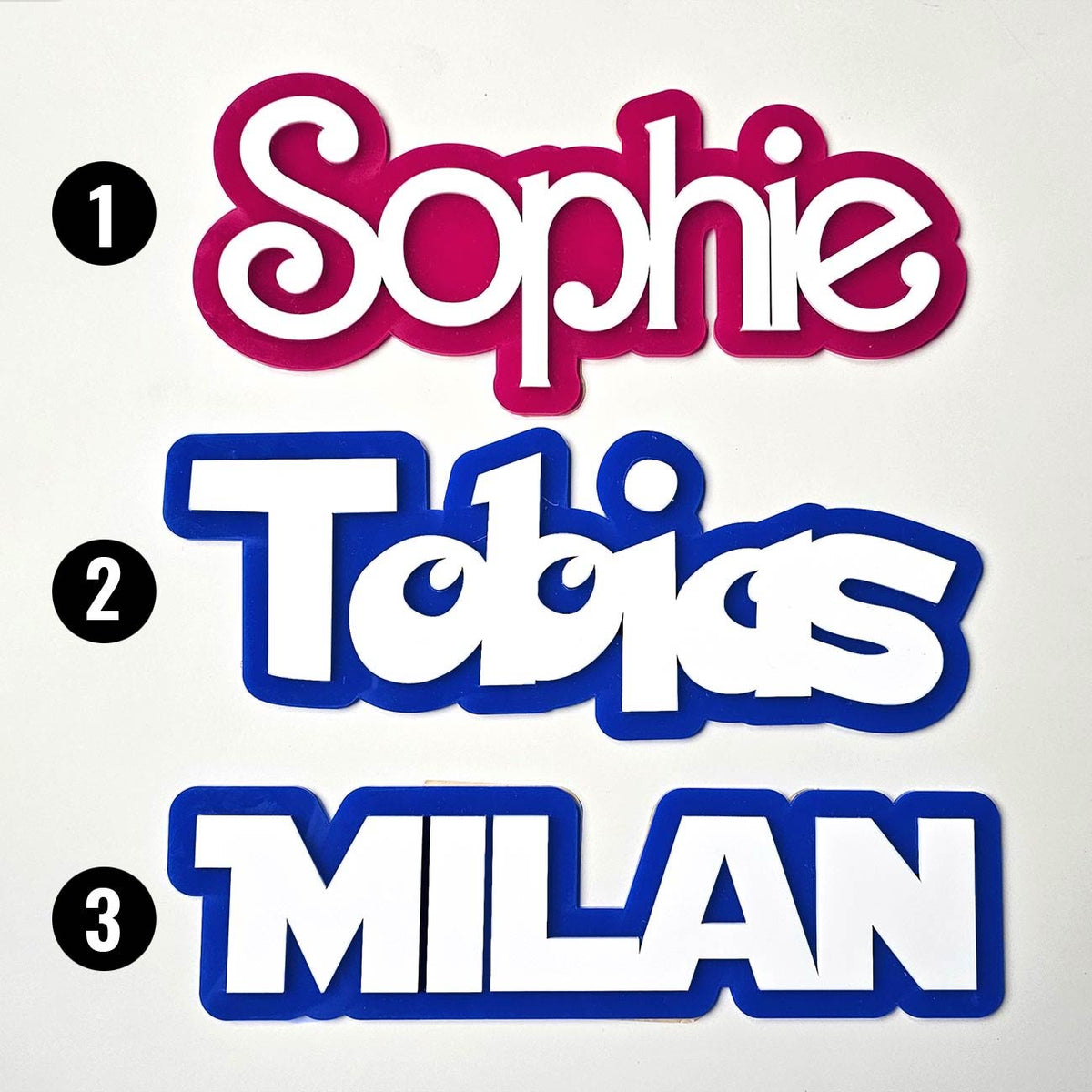 Plaque de porte personnalisée