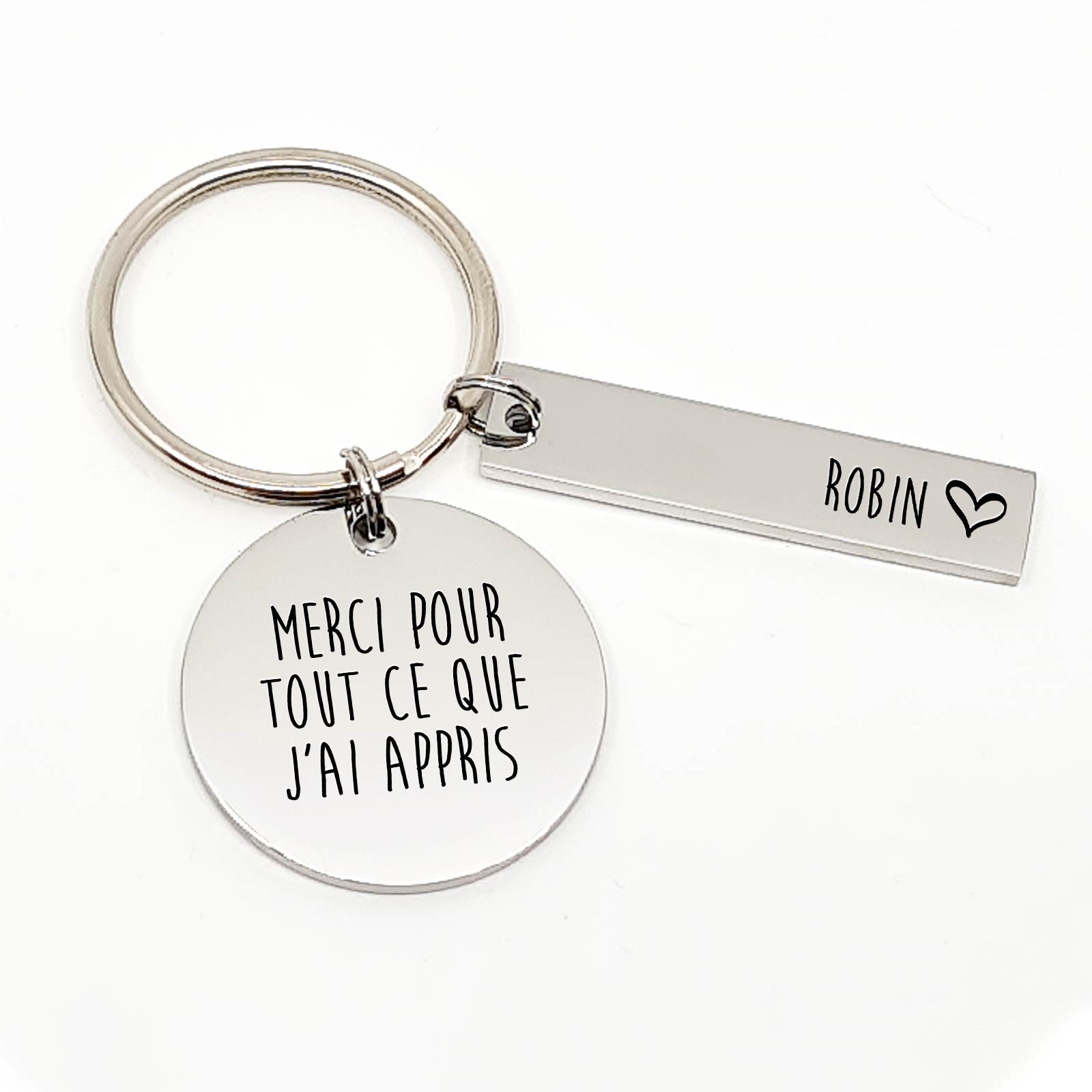Merci pour tout ce que j'ai appris -  Porte-clés