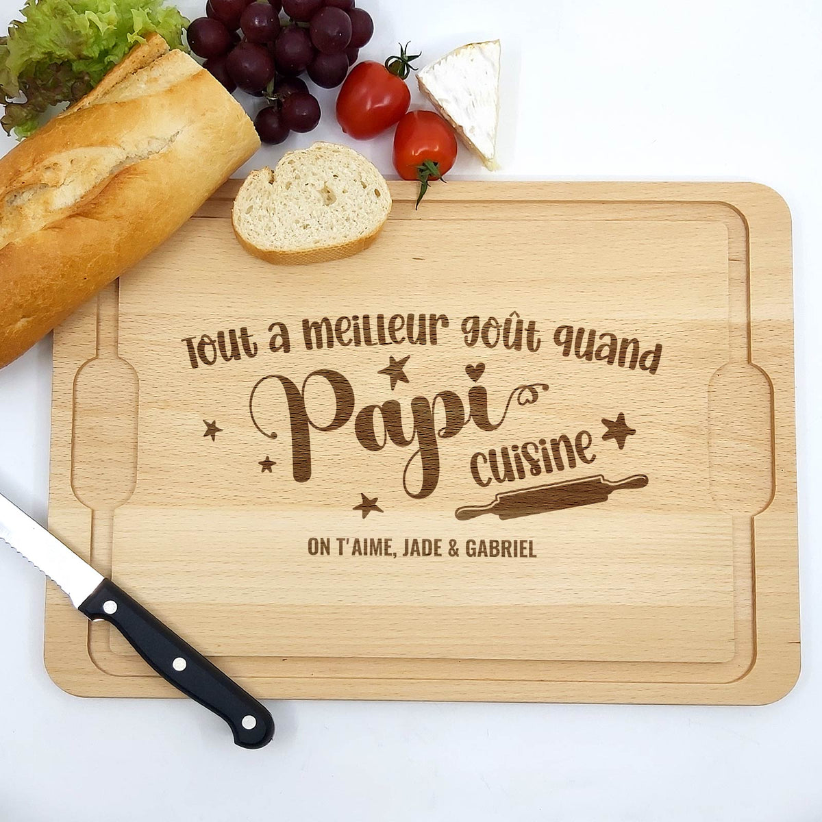 Tout a meilleur goût quand … cuisine – Planche à découper