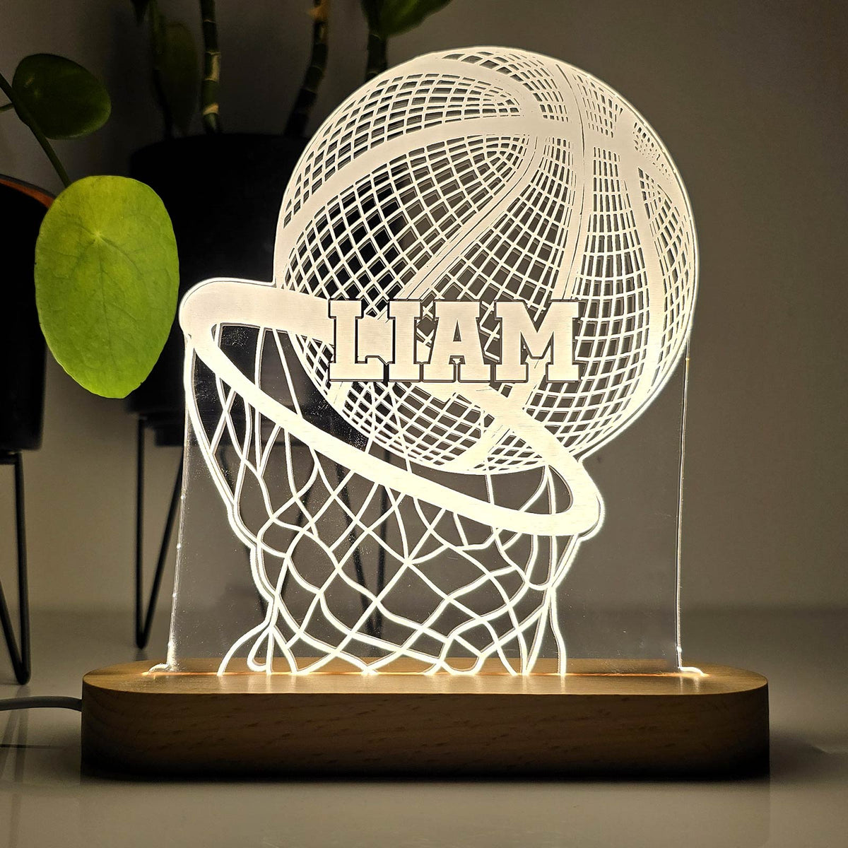 Lampe basket-ball 3D