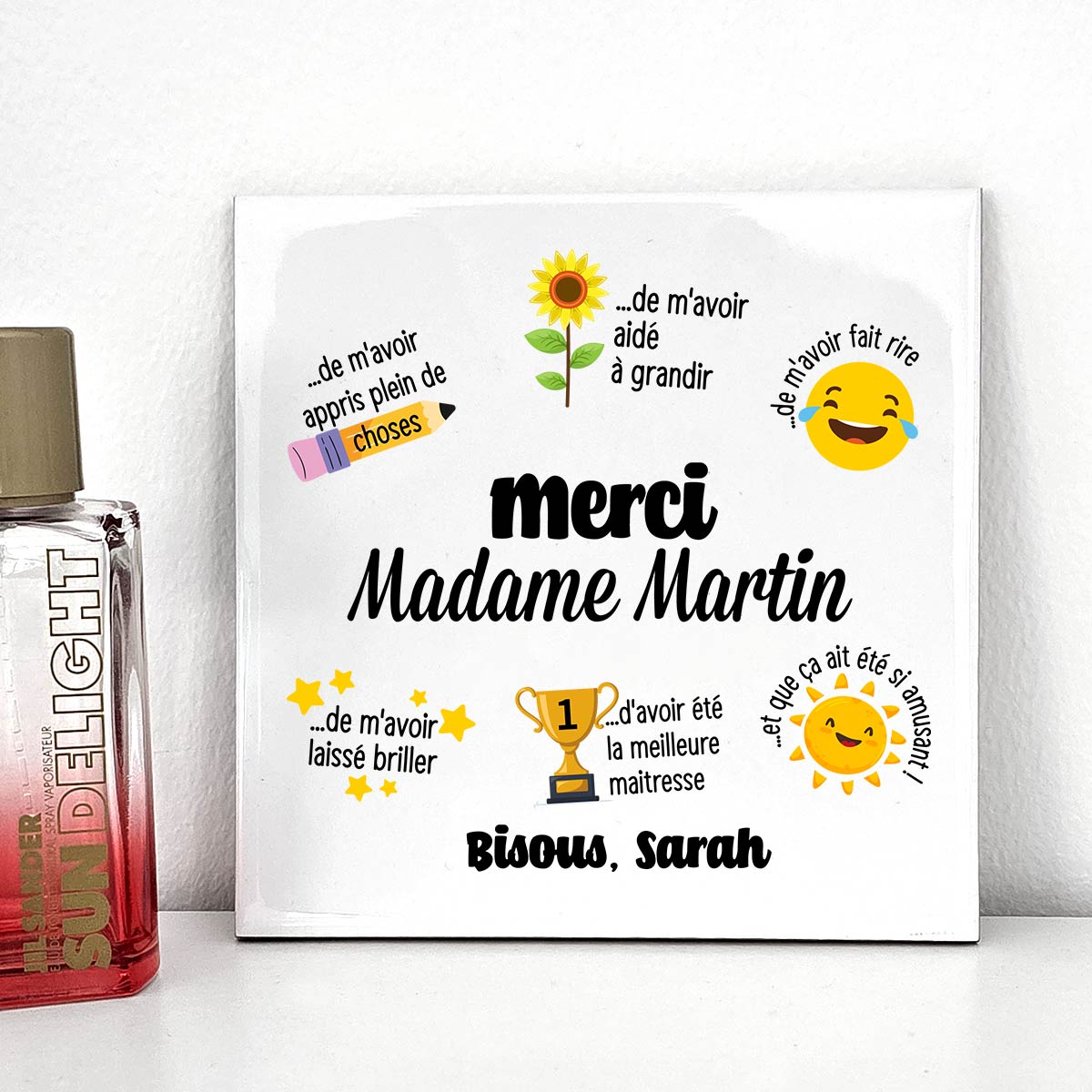 Merci maîtresse ! - Carreaux de céramique