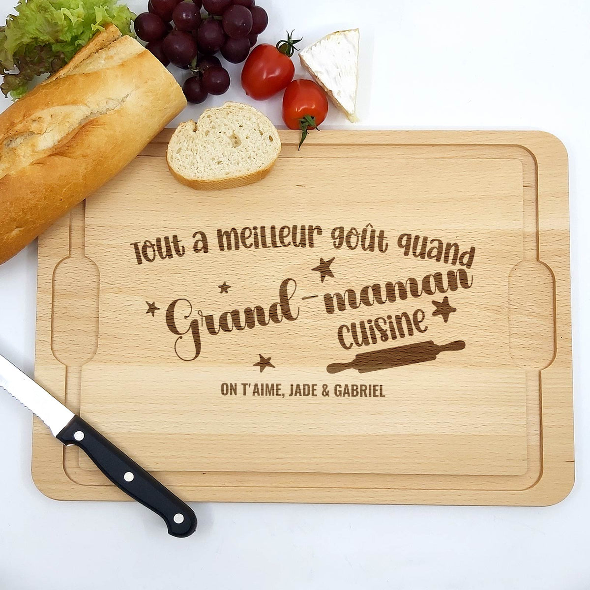 Tout a meilleur goût quand … cuisine – Planche à découper