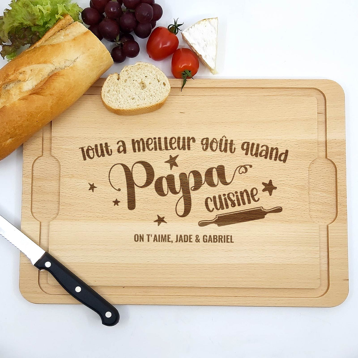 Tout a meilleur goût quand … cuisine – Planche à découper