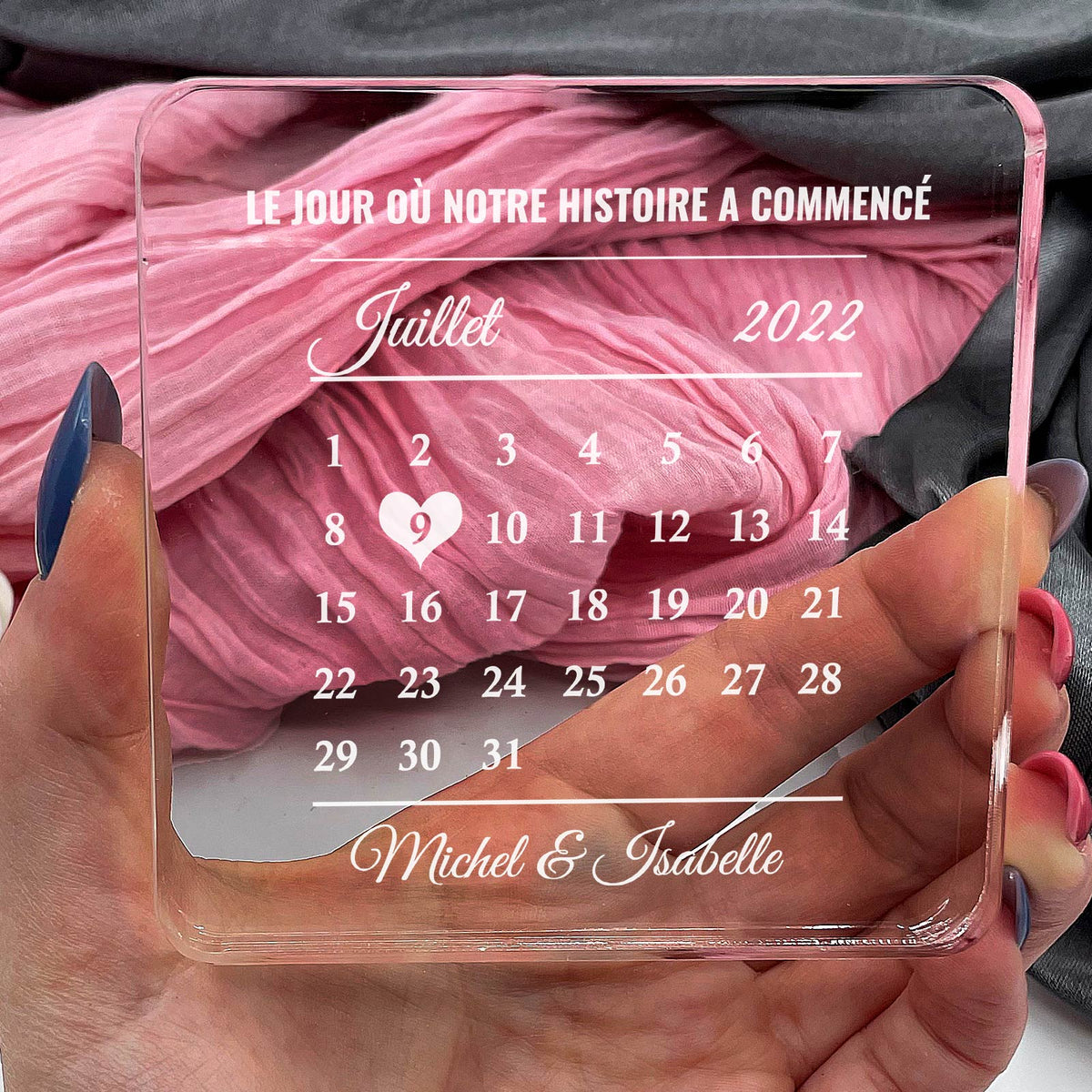 Le plus beau jour de ma vie - Plaque en Plexiglas