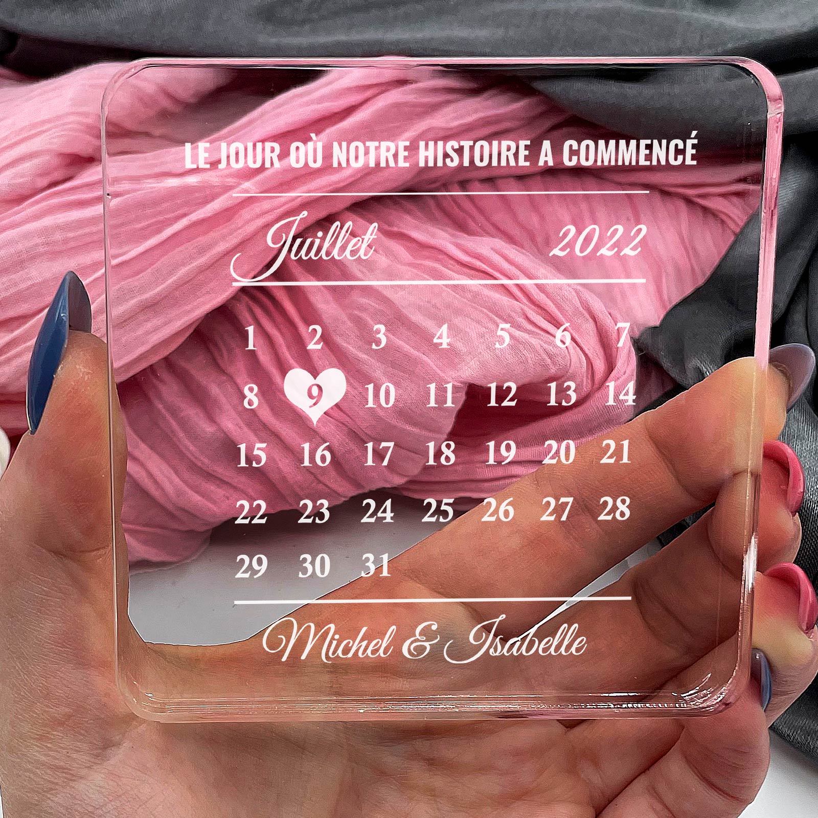 Le plus beau jour de ma vie - Plaque en Plexiglas