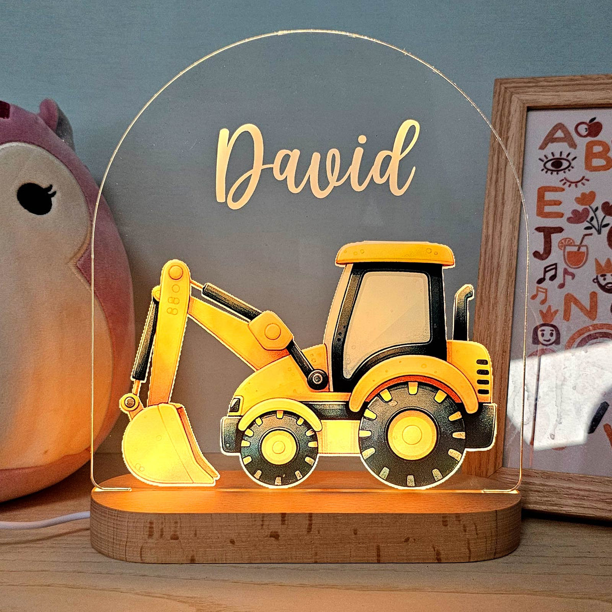 Veilleuse Sympa pour les Passionnés de Construction !