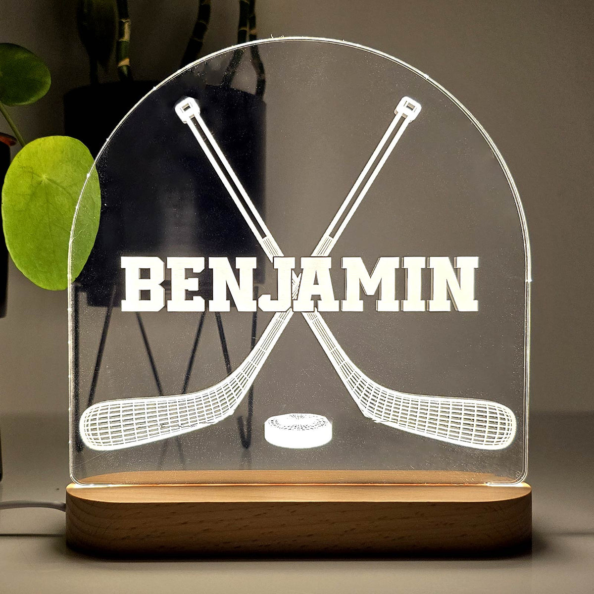 Lampe hockey sur glace 3D