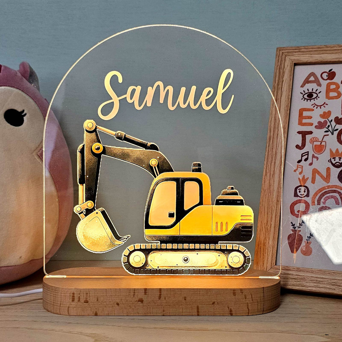 Veilleuse Sympa pour les Passionnés de Construction !