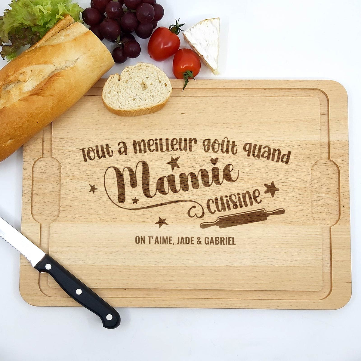 Tout a meilleur goût quand … cuisine – Planche à découper