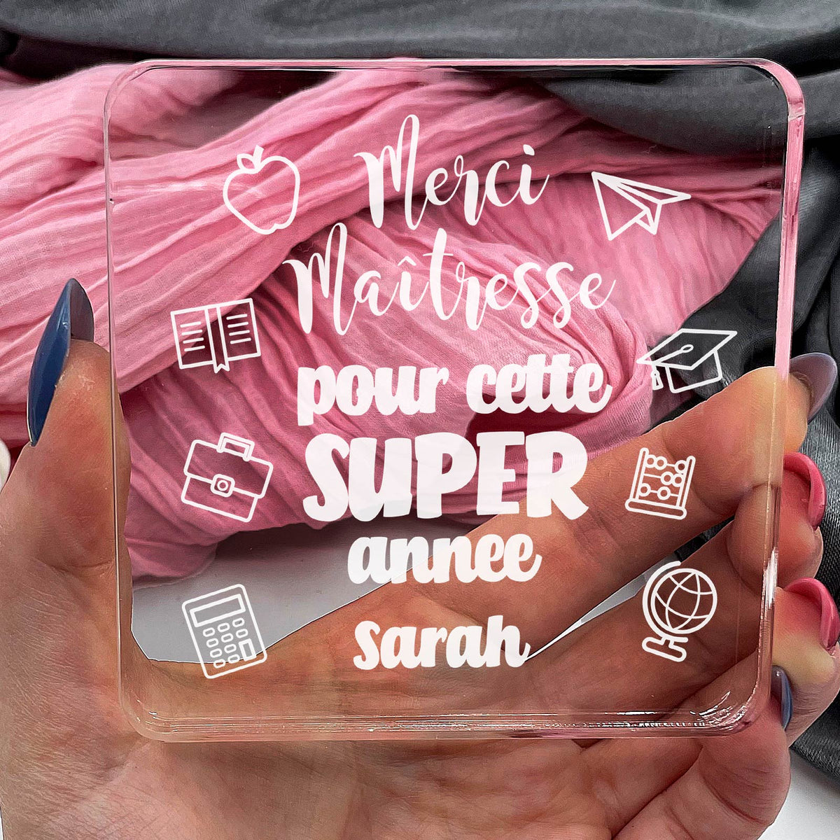 Merci, pour cette super annee - Plaque en Plexiglas