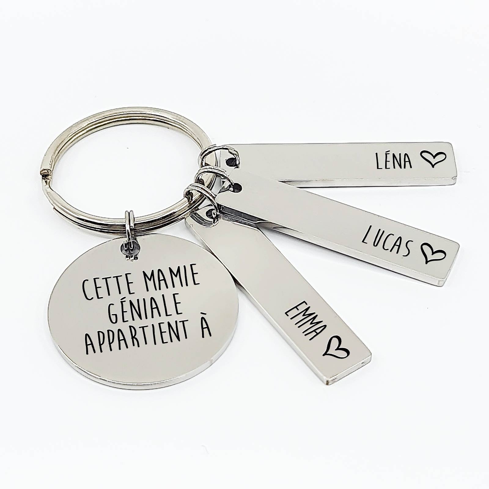 Cette mamie géniale appartient à -  Porte-clés