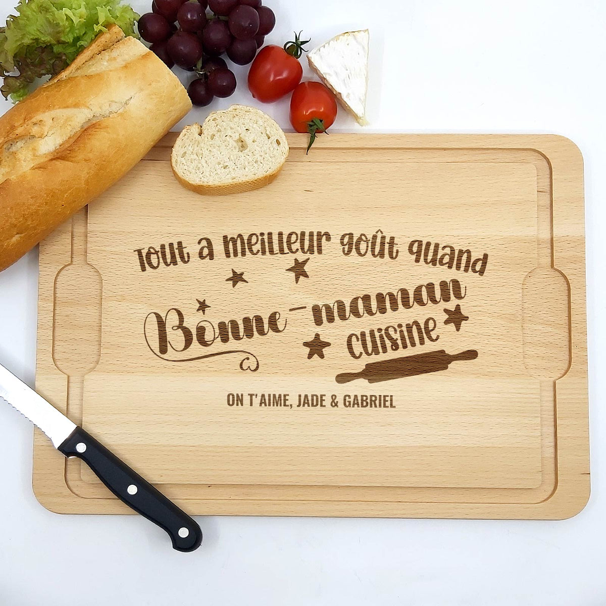 Tout a meilleur goût quand … cuisine – Planche à découper