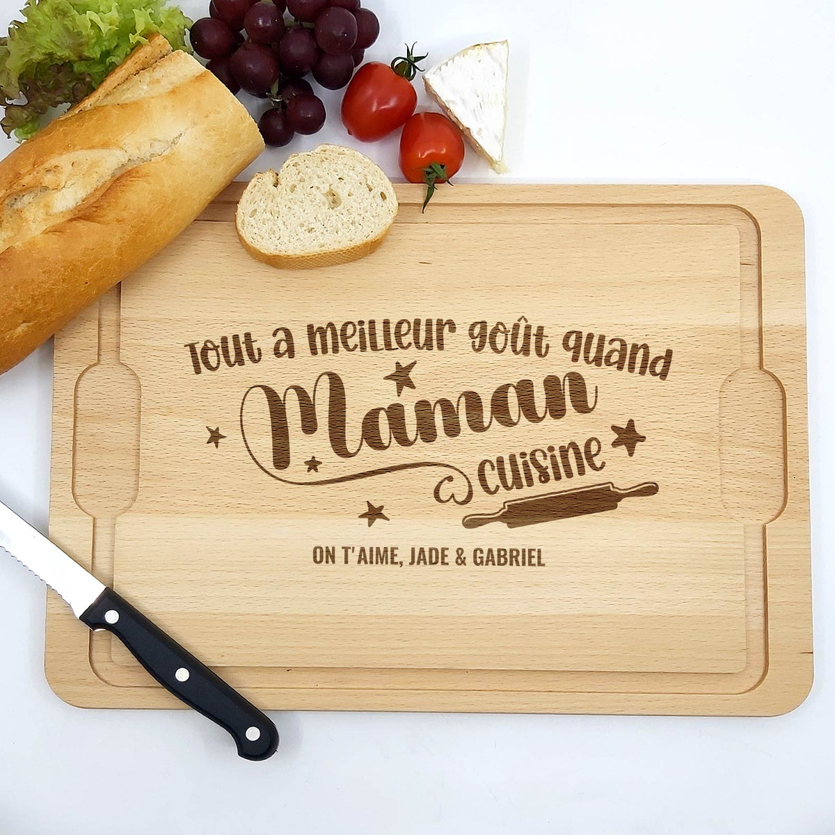 Tout a meilleur goût quand … cuisine – Planche à découper