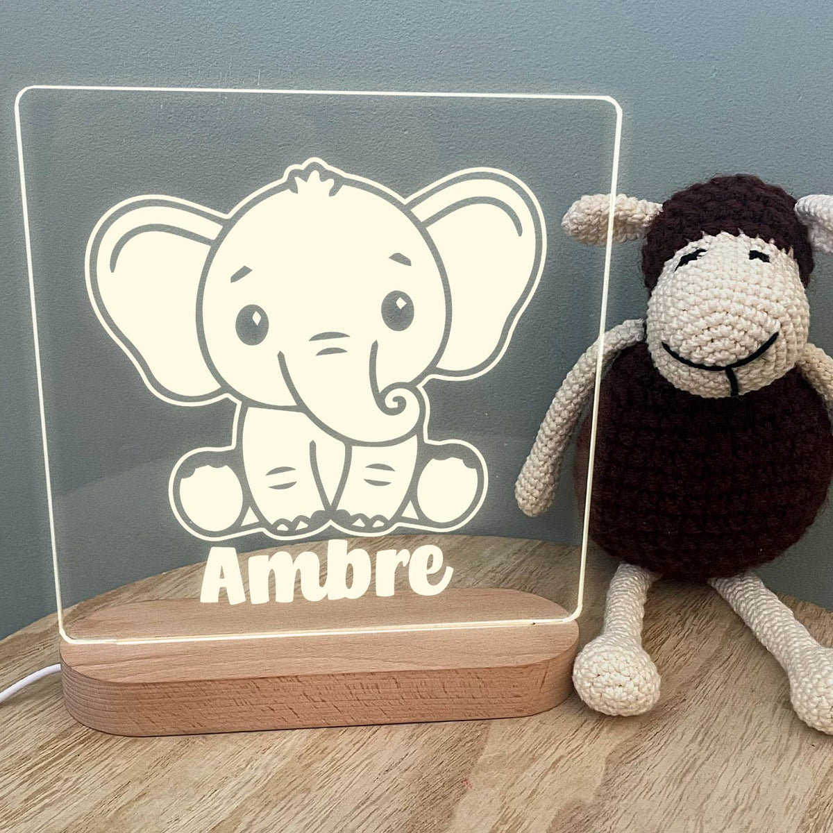 éléphant - Lampe décorative