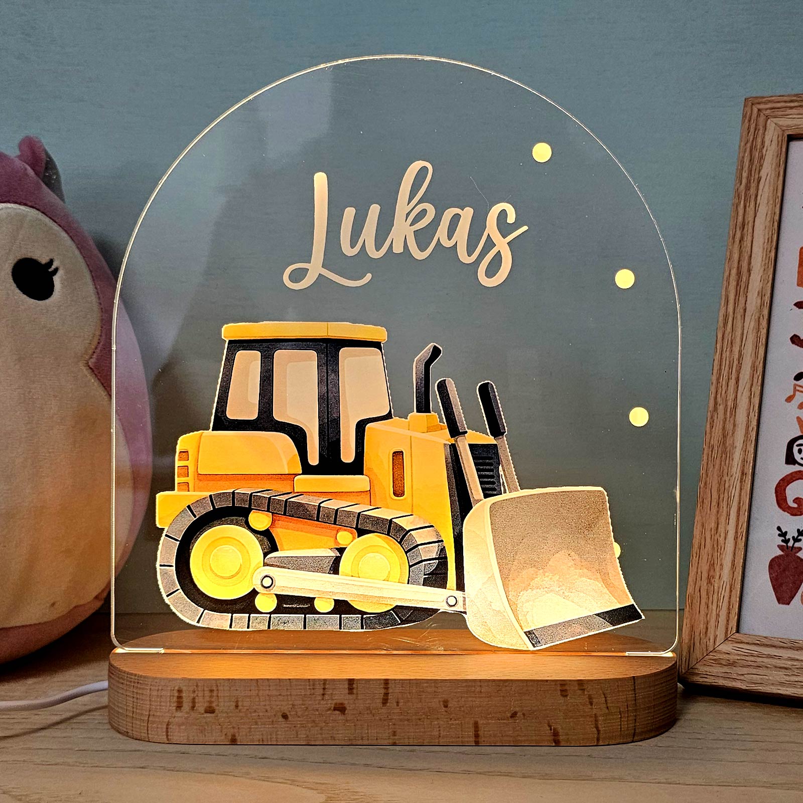 Veilleuse Sympa pour les Passionnés de Construction !