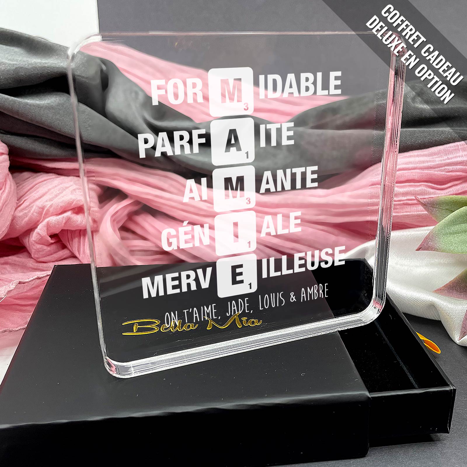 Scrabble mamie - Plaque en Plexiglas