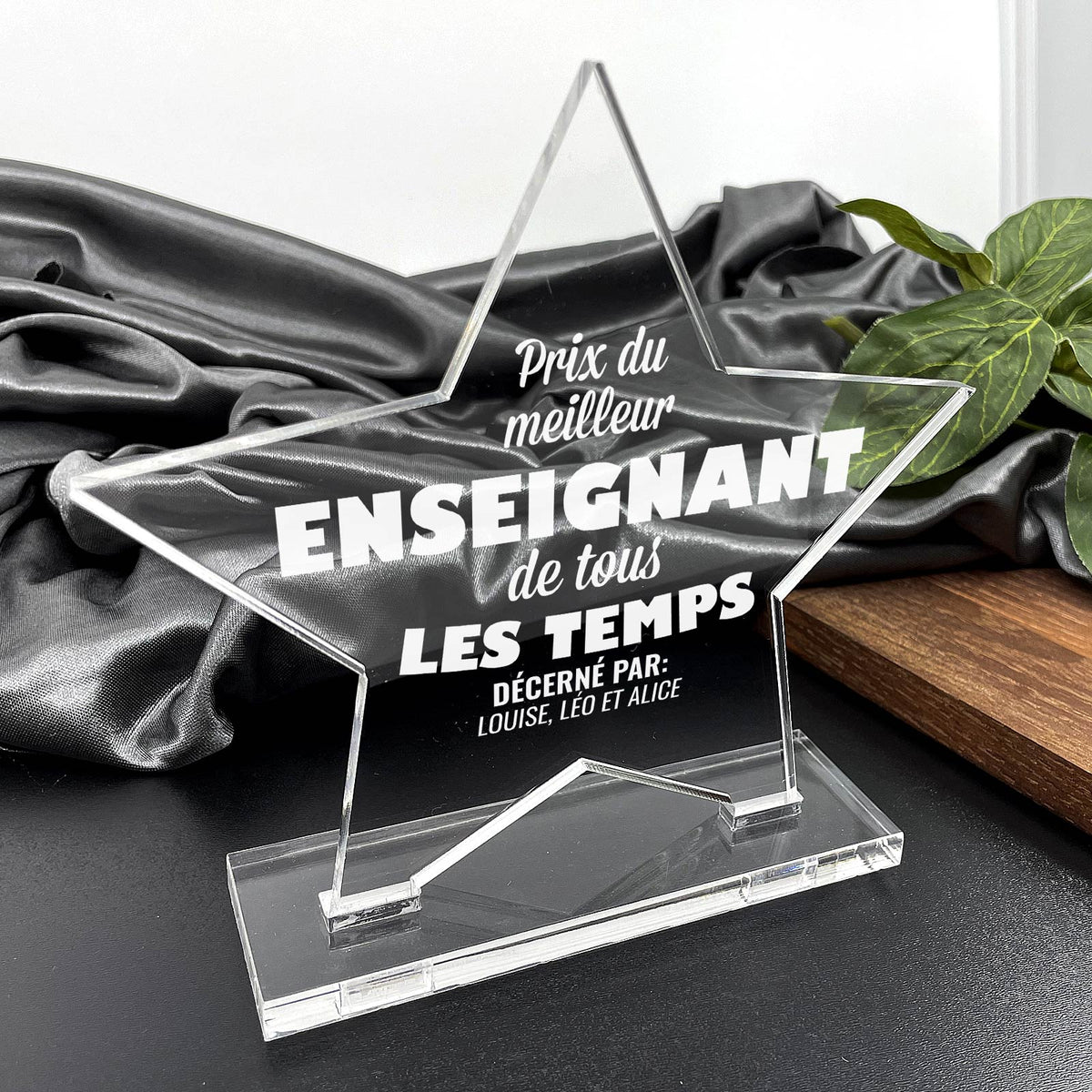 Prix Personnalisé - Enseignante / Enseignant