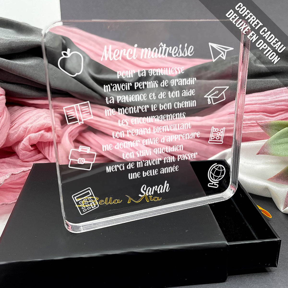 Merci maîtresse  - Plaque en Plexiglas