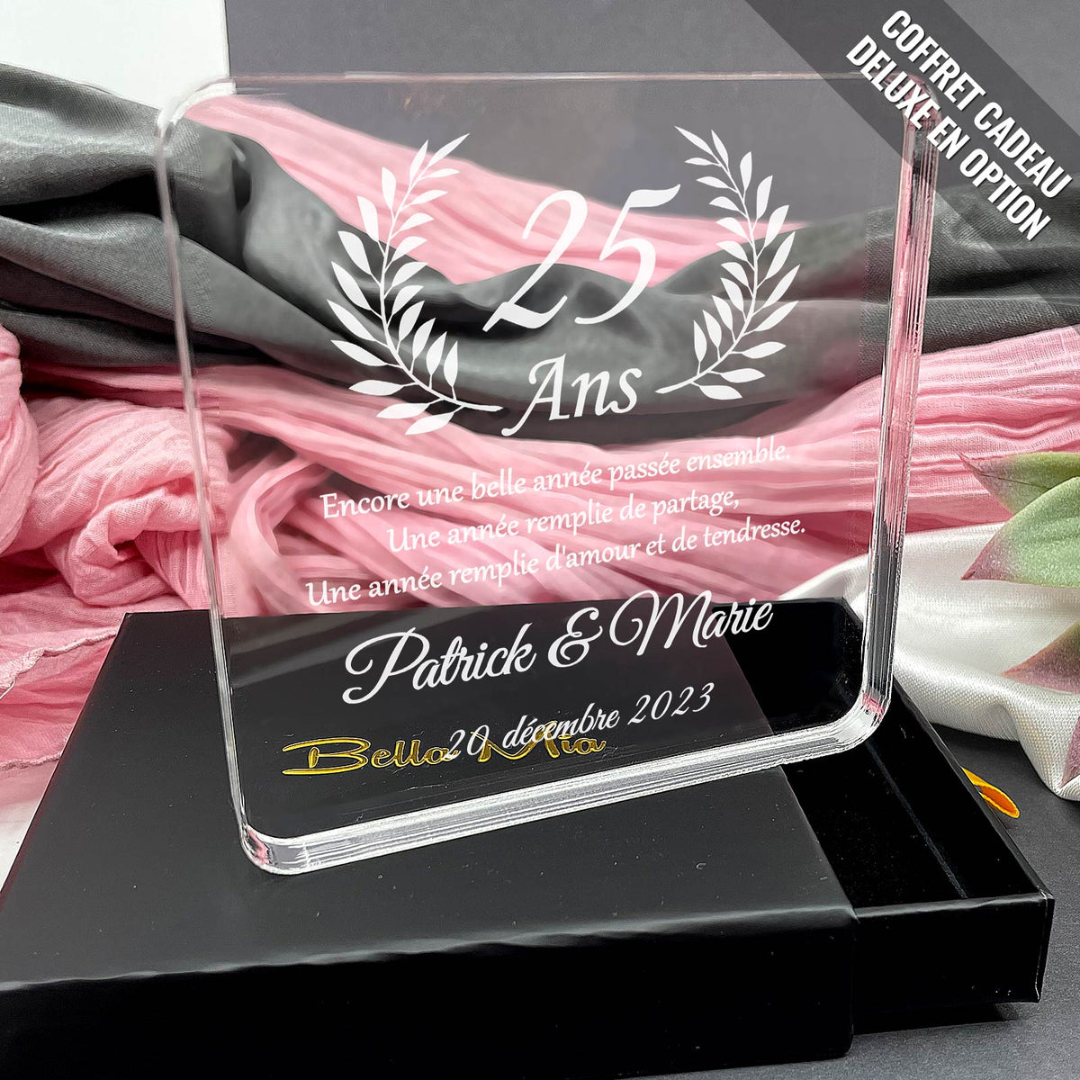 Encore une belle année passée ensemble - Plaque en Plexiglas