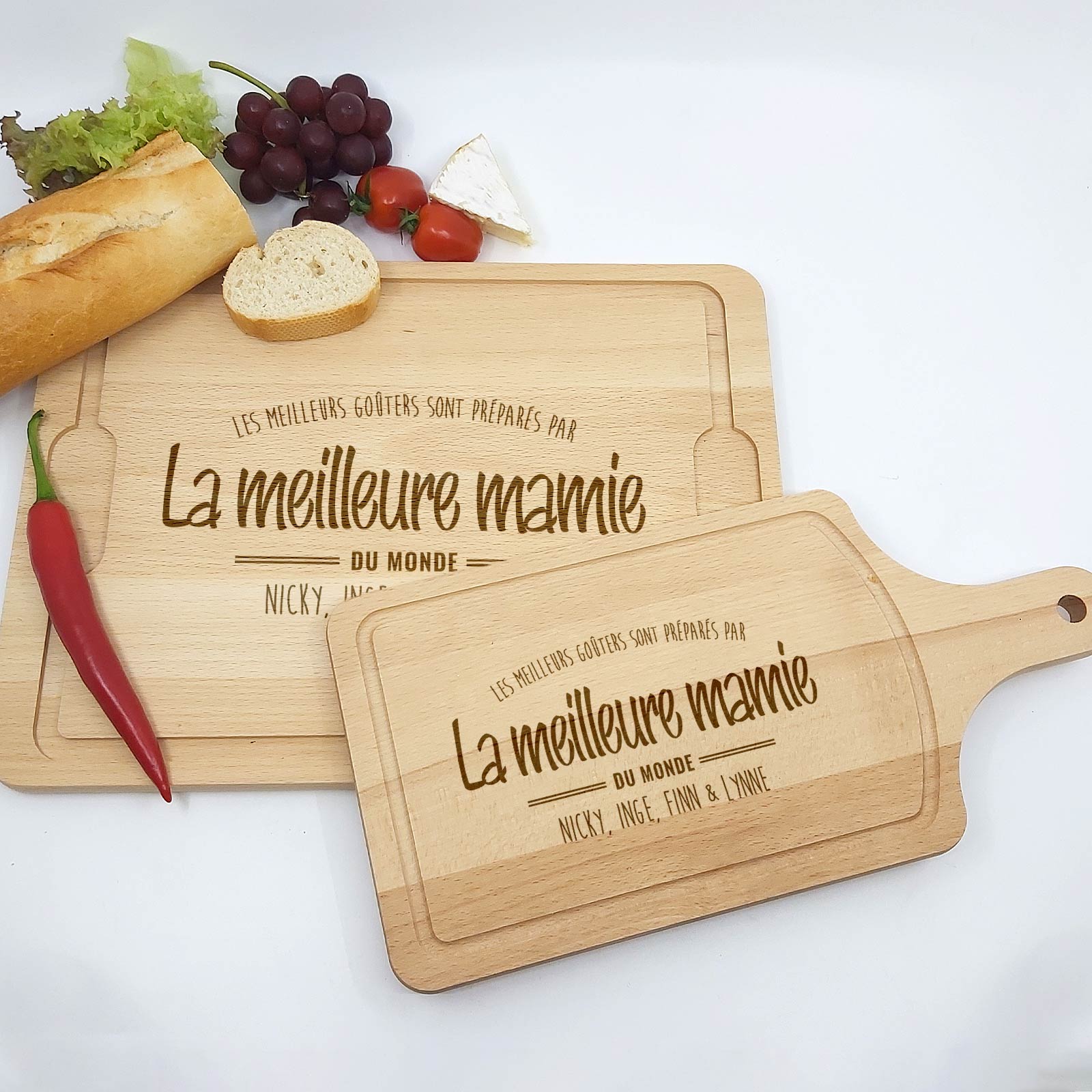 Meilleurs goûters - Planche à découper personnalisée pour mamies
