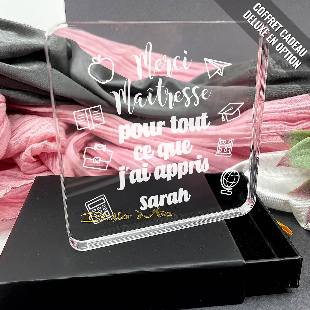 Merci pour tout ce que j&#39;ai appris  - Plaque en Plexiglas