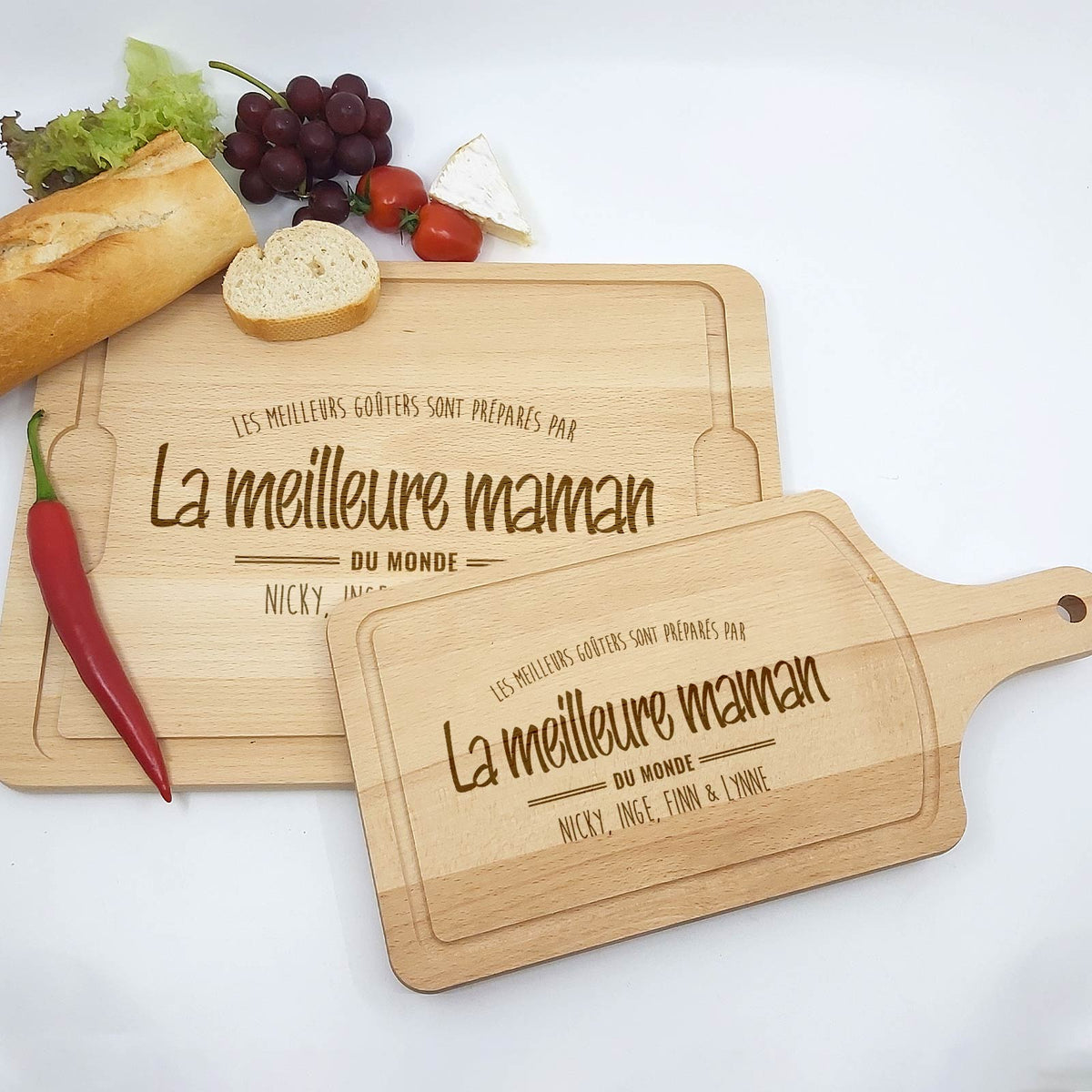 Meilleurs goûters - Planche à découper personnalisée pour mamans