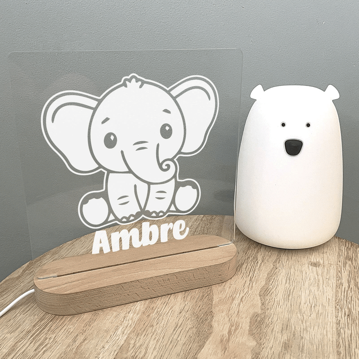 éléphant - Lampe décorative