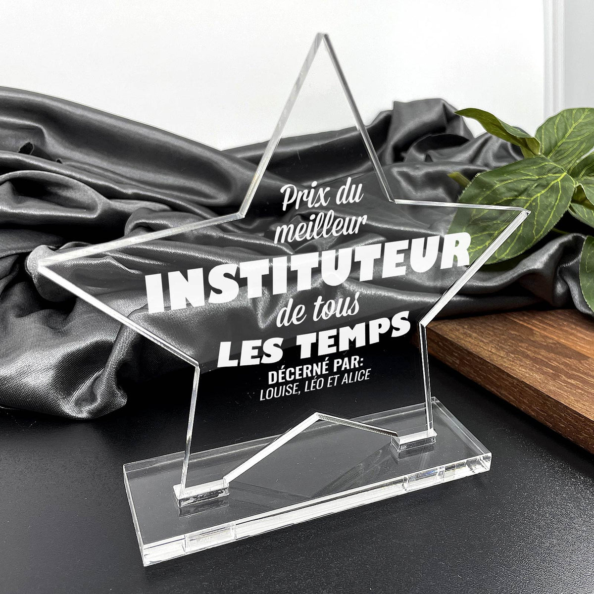 Prix Personnalisé - institutrice / instituteur