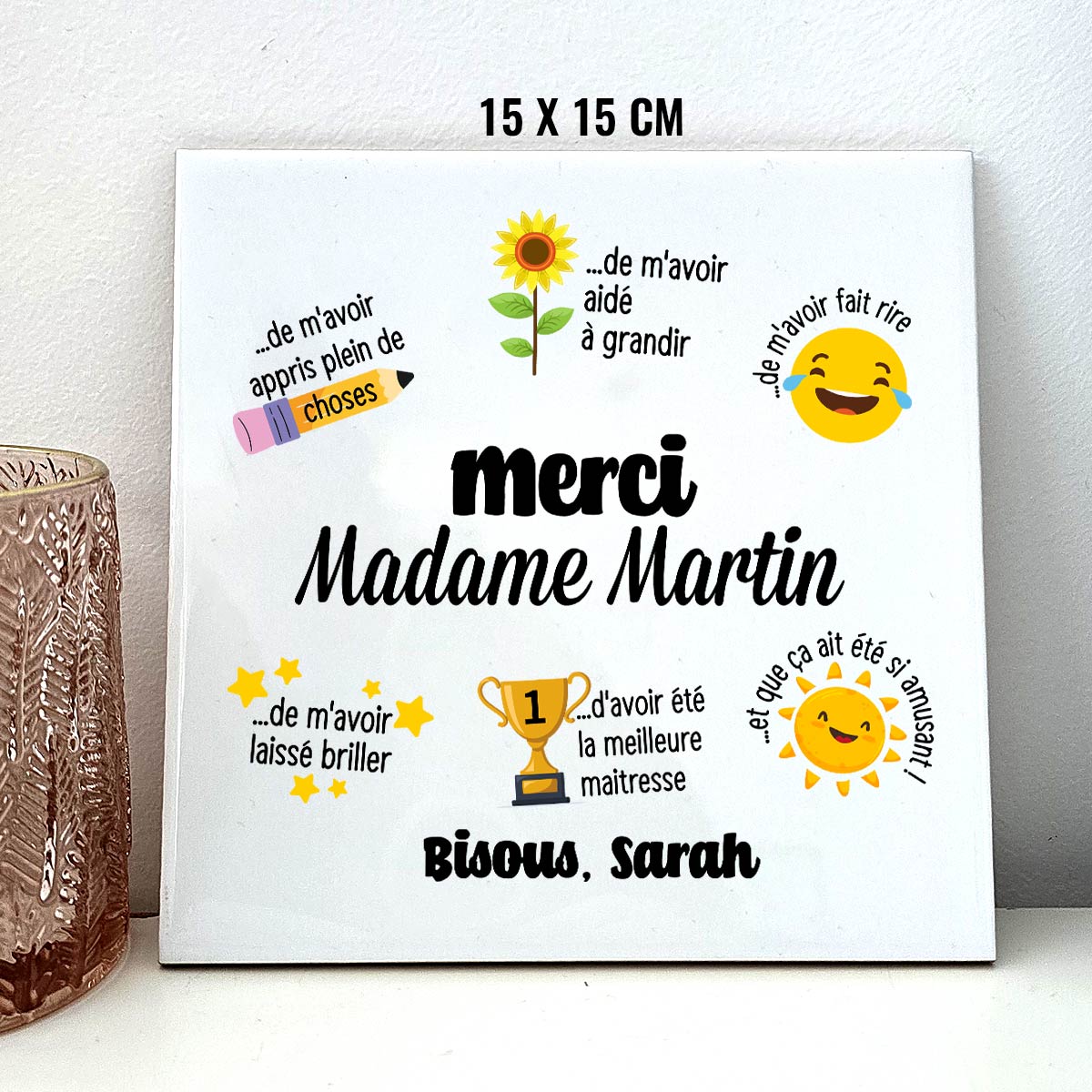 Merci maîtresse ! - Carreaux de céramique