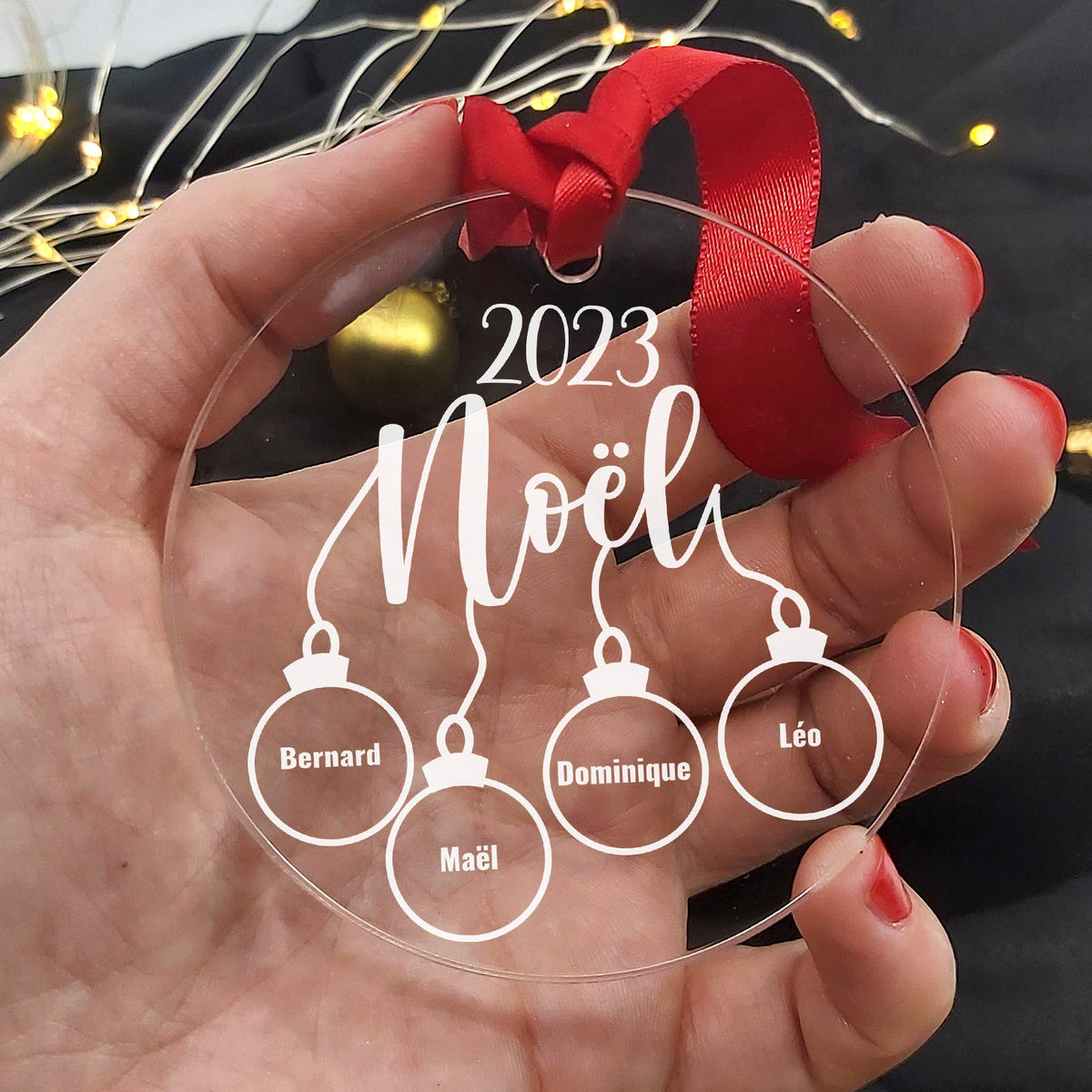 Boules de noël ! Décoration en plexiglas - Bella Mia FR