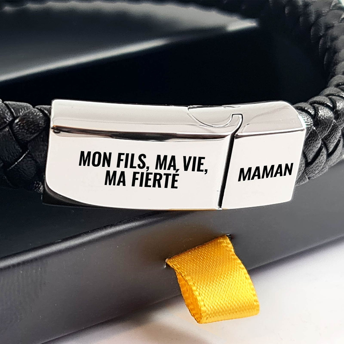 Bracelet en cuir pour votre fils