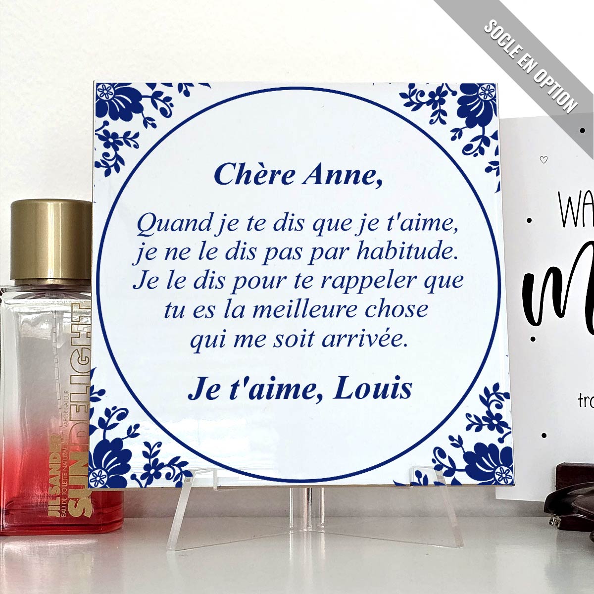 Je t'aime - Carreaux de céramique