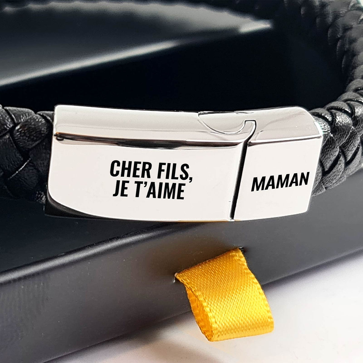 Bracelet en cuir pour votre fils