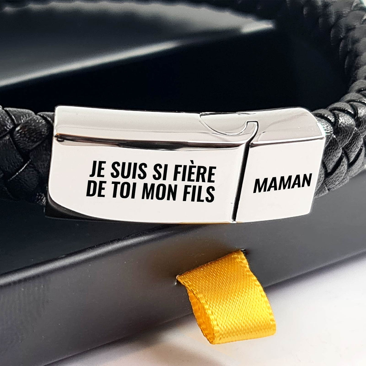 Bracelet en cuir pour votre fils