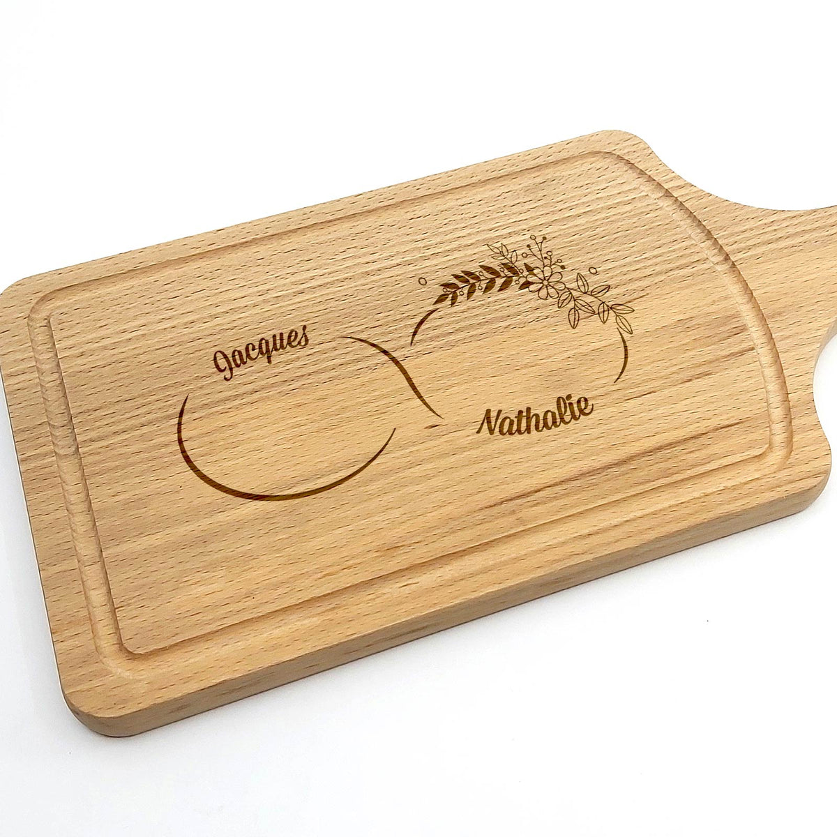 Planche à découper Personnalisée avec symbole de l&#39;Infini