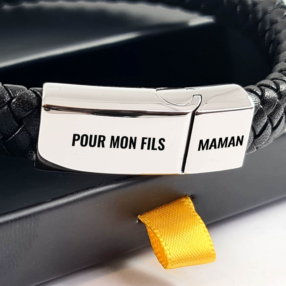 Bracelet en cuir pour votre fils