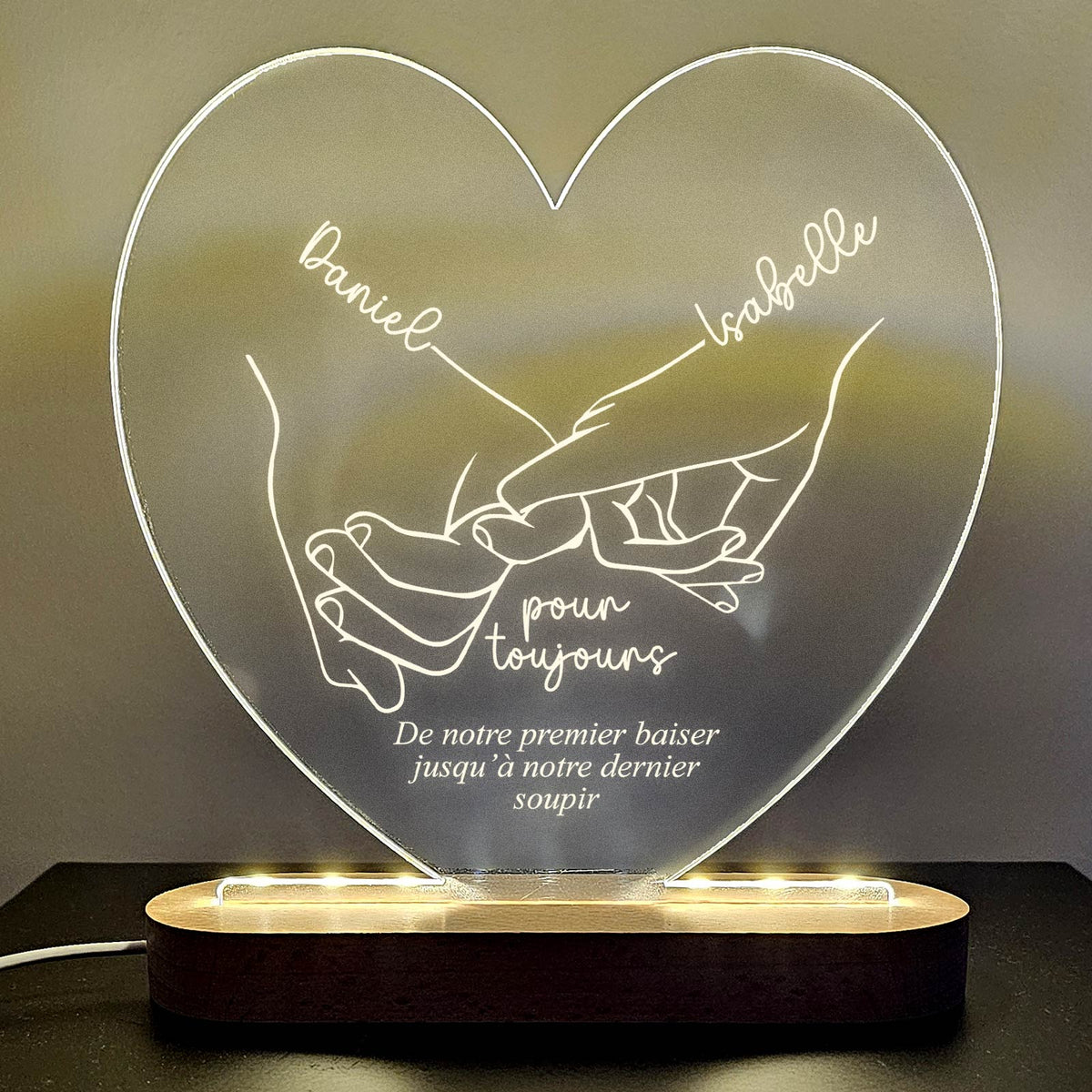 Ensemble Pour Toujours - Lampe Décorative