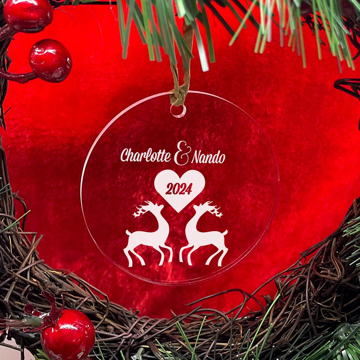 Rennes amoureux ! Décoration en plexiglas