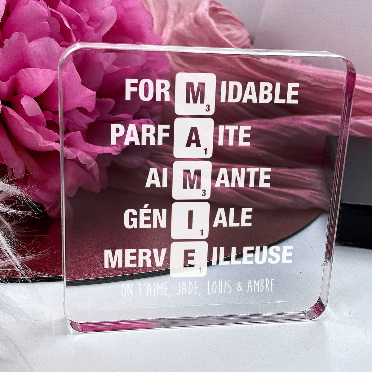 Scrabble mamie - Plaque en Plexiglas