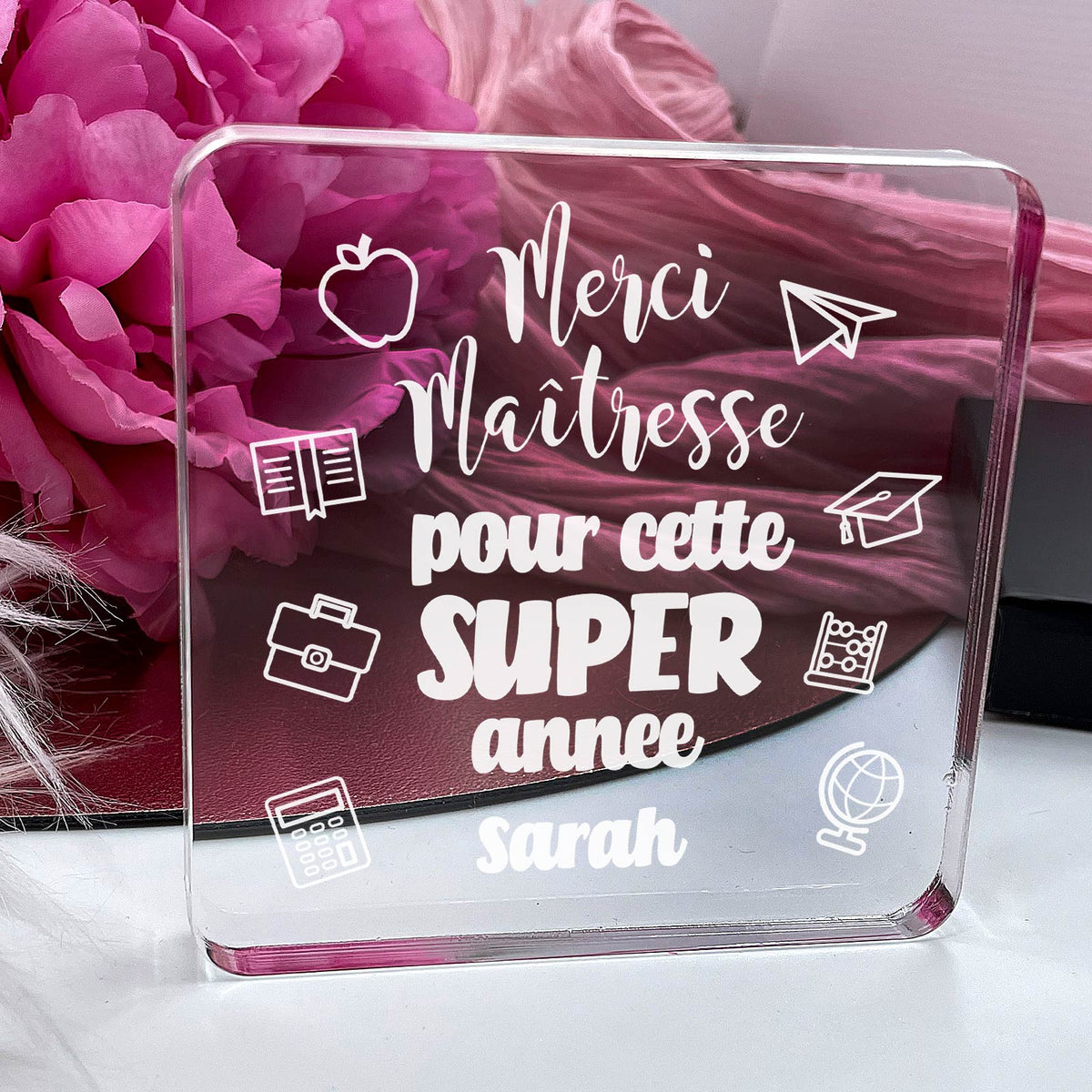 Merci, pour cette super annee - Plaque en Plexiglas