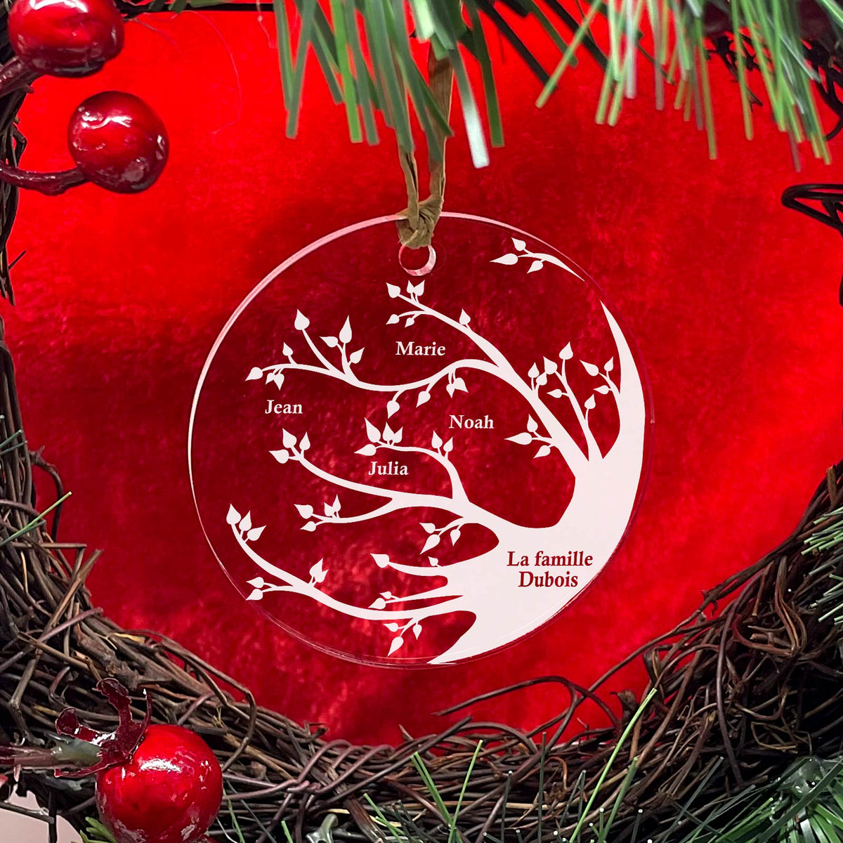 Arbre Généalogique - Décoration en plexiglas