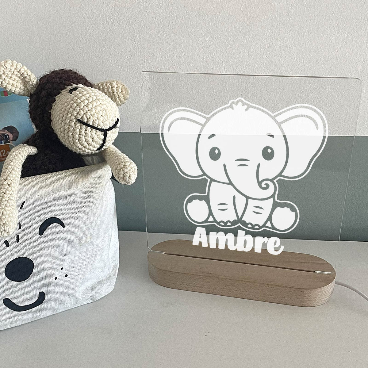 éléphant - Lampe décorative