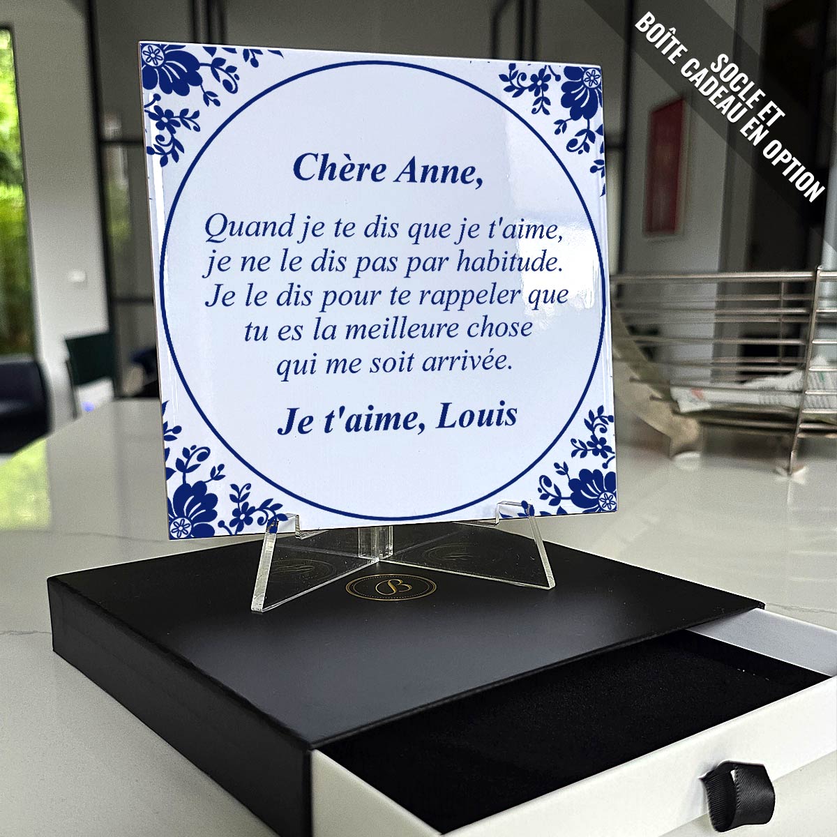 Je t'aime - Carreaux de céramique