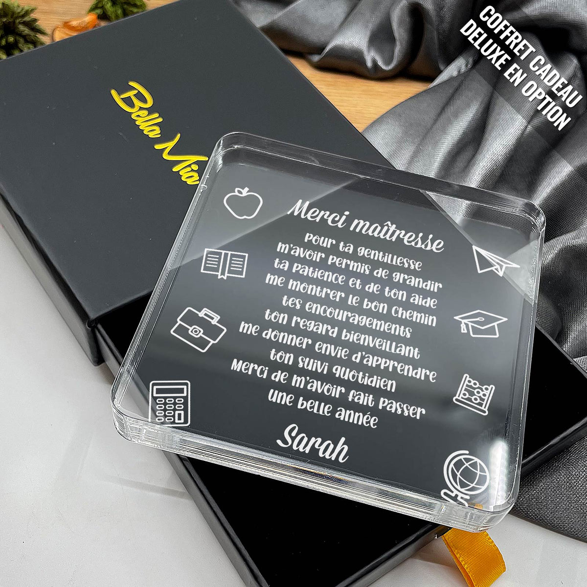 Merci maîtresse  - Plaque en Plexiglas
