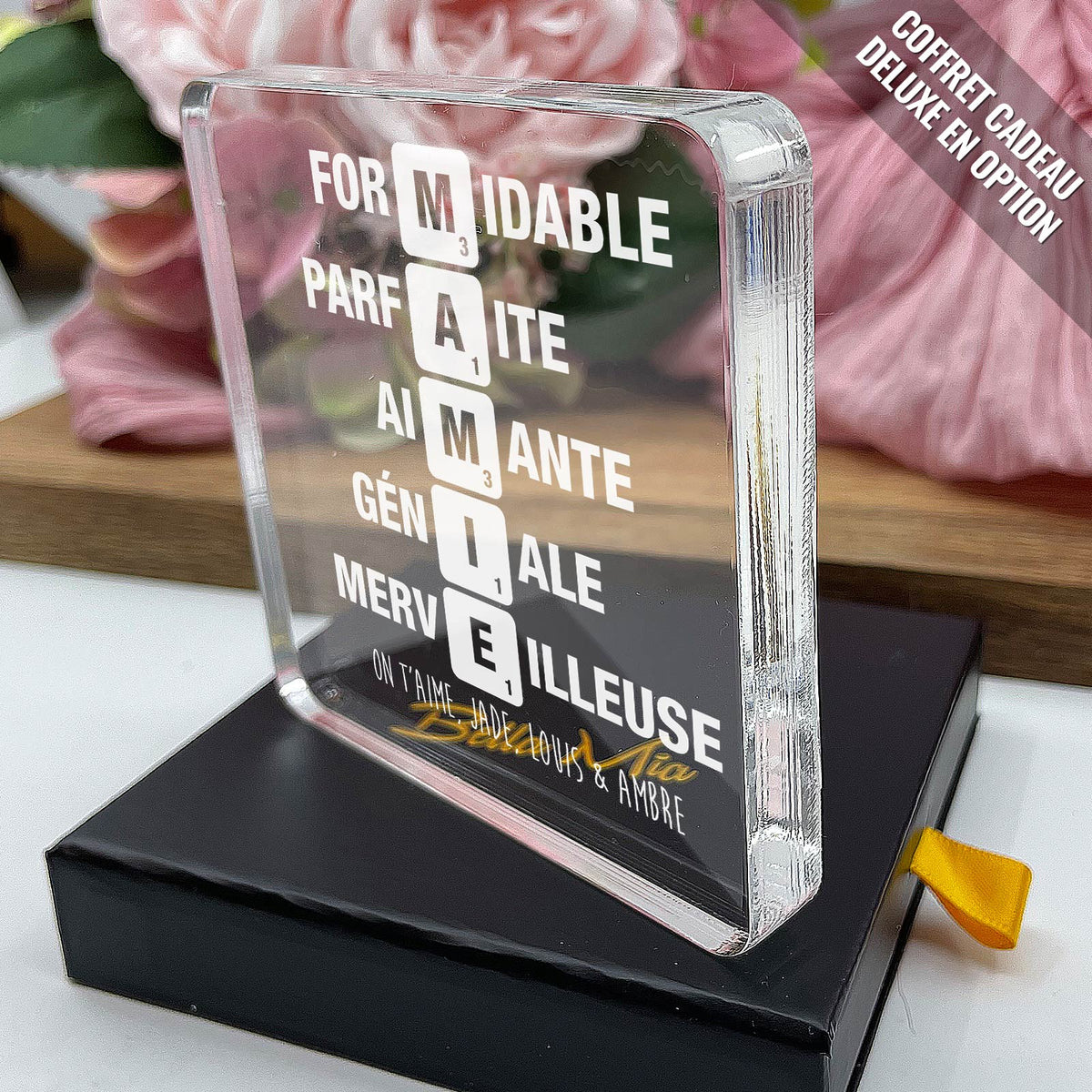 Scrabble mamie - Plaque en Plexiglas