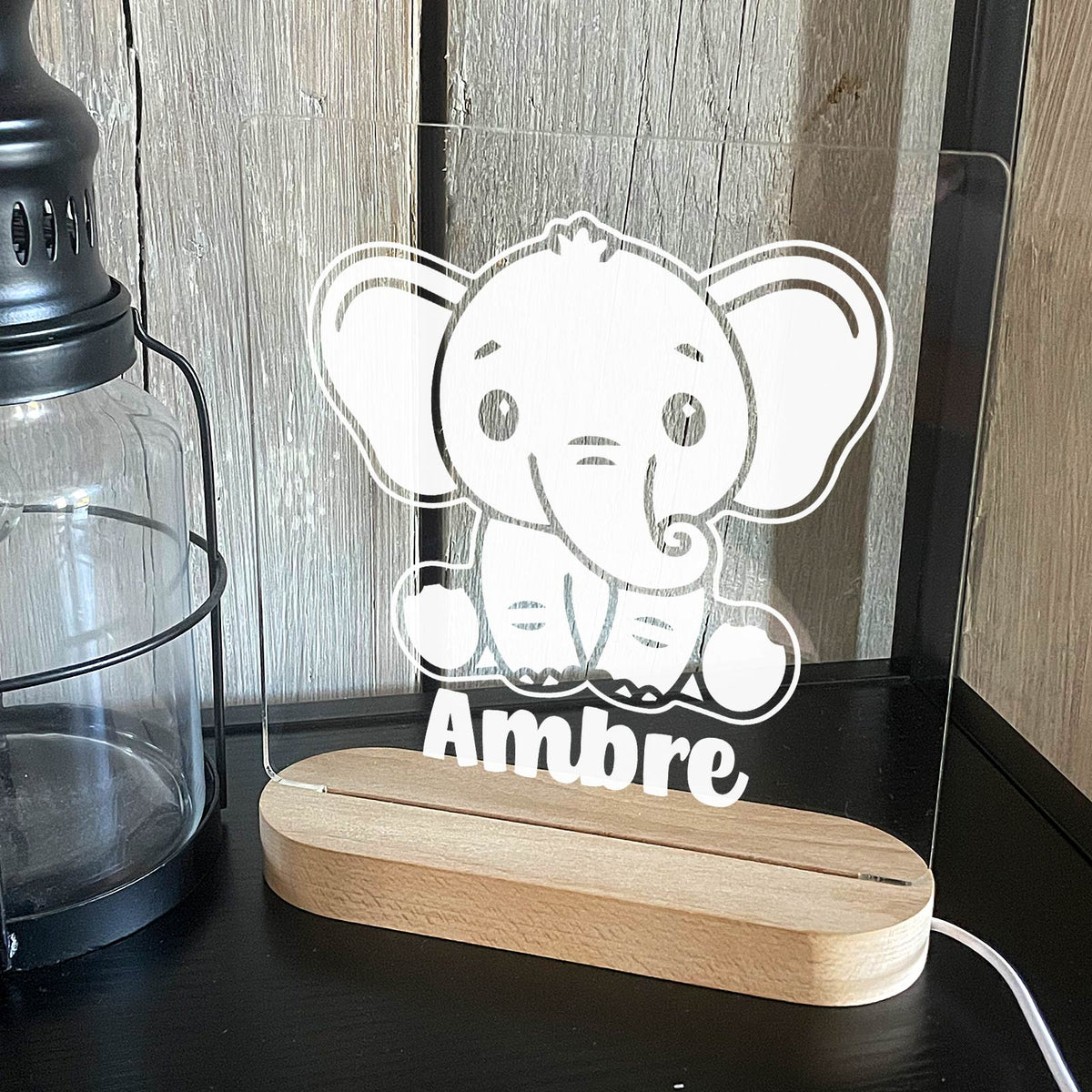 éléphant - Lampe décorative