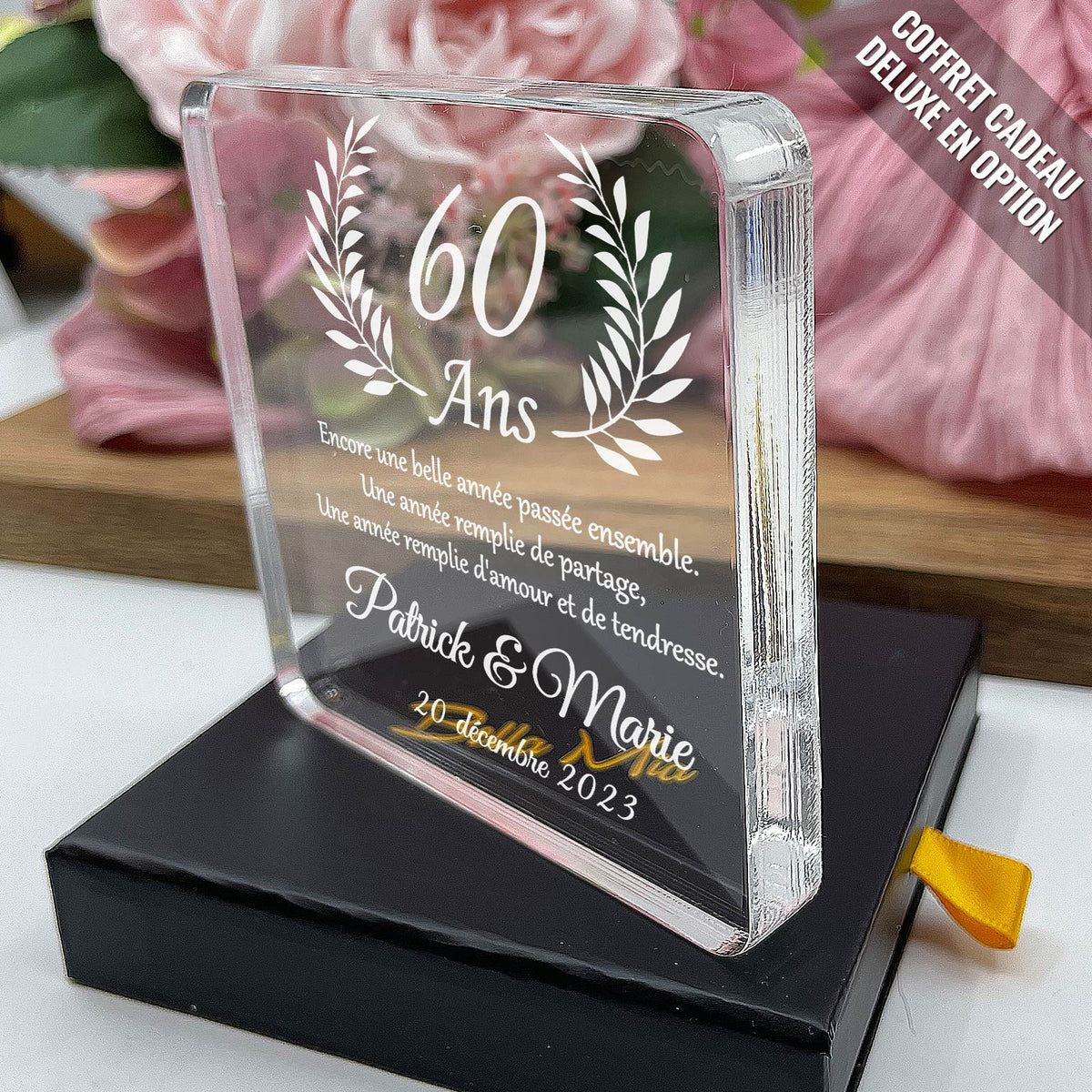 Encore une belle année passée ensemble - Plaque en Plexiglas