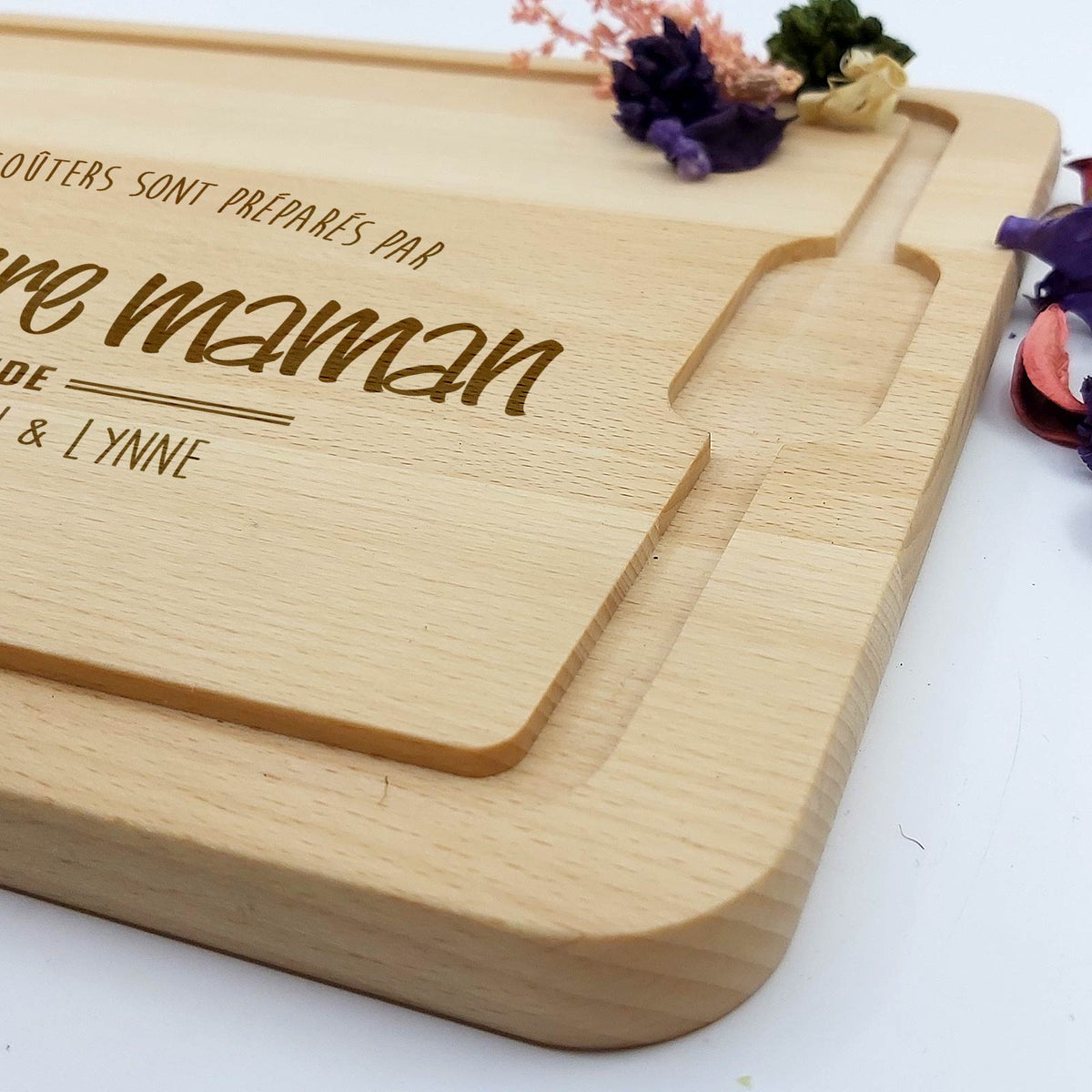 Meilleurs goûters - Planche à découper personnalisée pour mamans